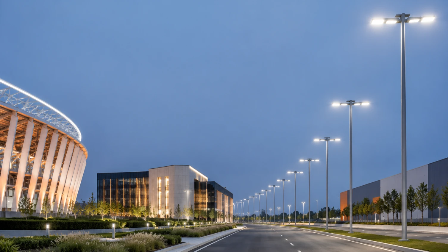 Iluminação LED de grande porte